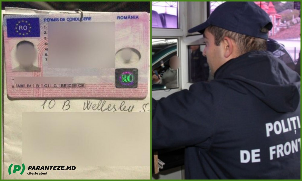 „Curier” de acte false. Într-un colet care urma să ajungă în Marea Britanie, polițiștii au depistat un permis de conducere fals